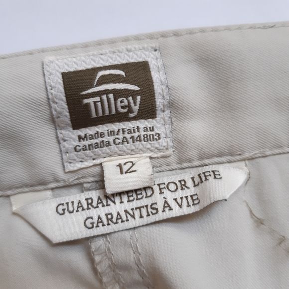 Tilley Legends Roll-Up travel / hiking pants - size 12 - Picture 6 of 7